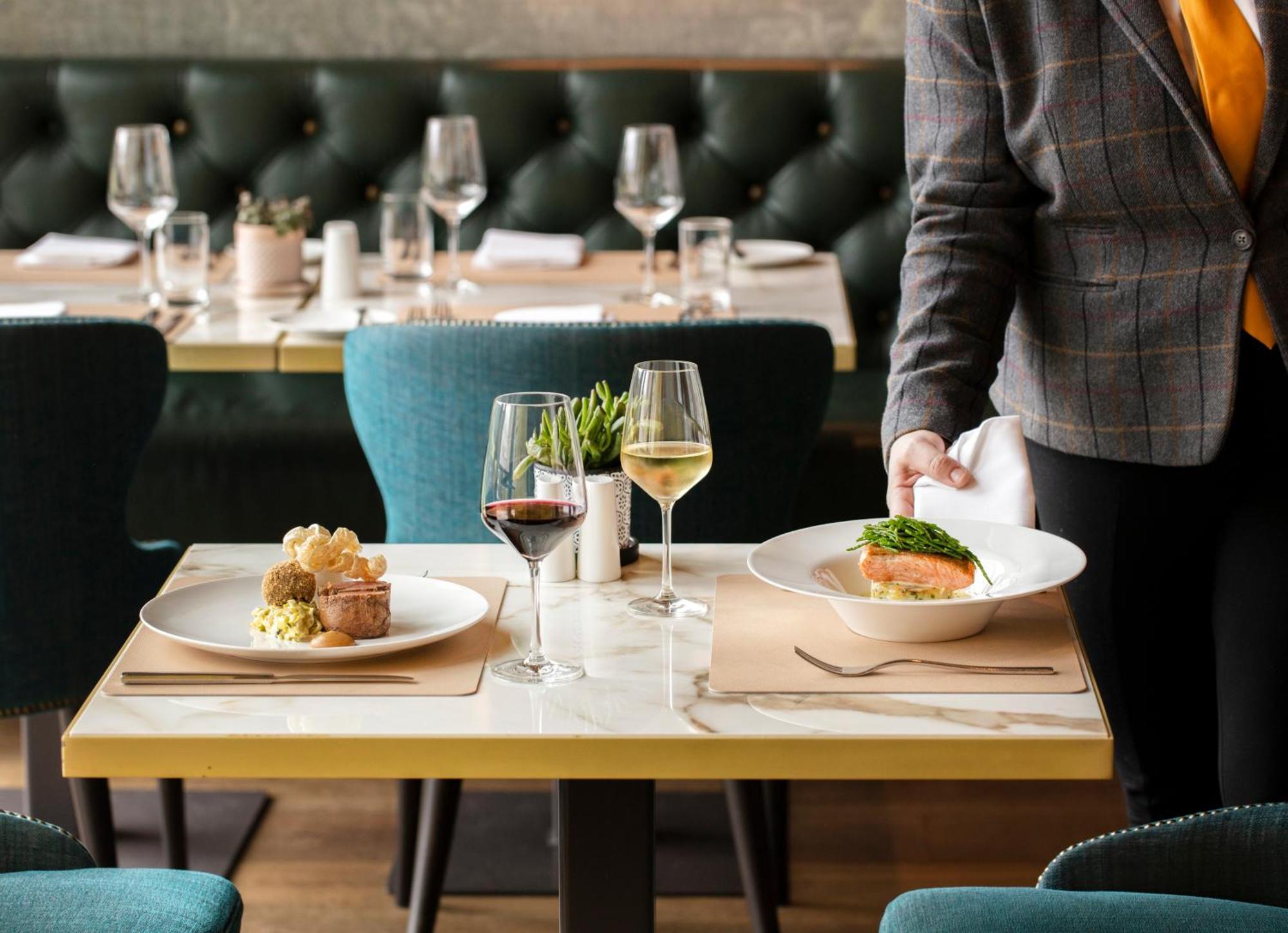 Schloss Roxburghe, Part Of Destination By Hyatt Exterior photo A server clearing a table
